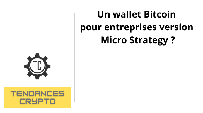 Un wallet Bitcoin pour entreprises version Micro Strategy ?